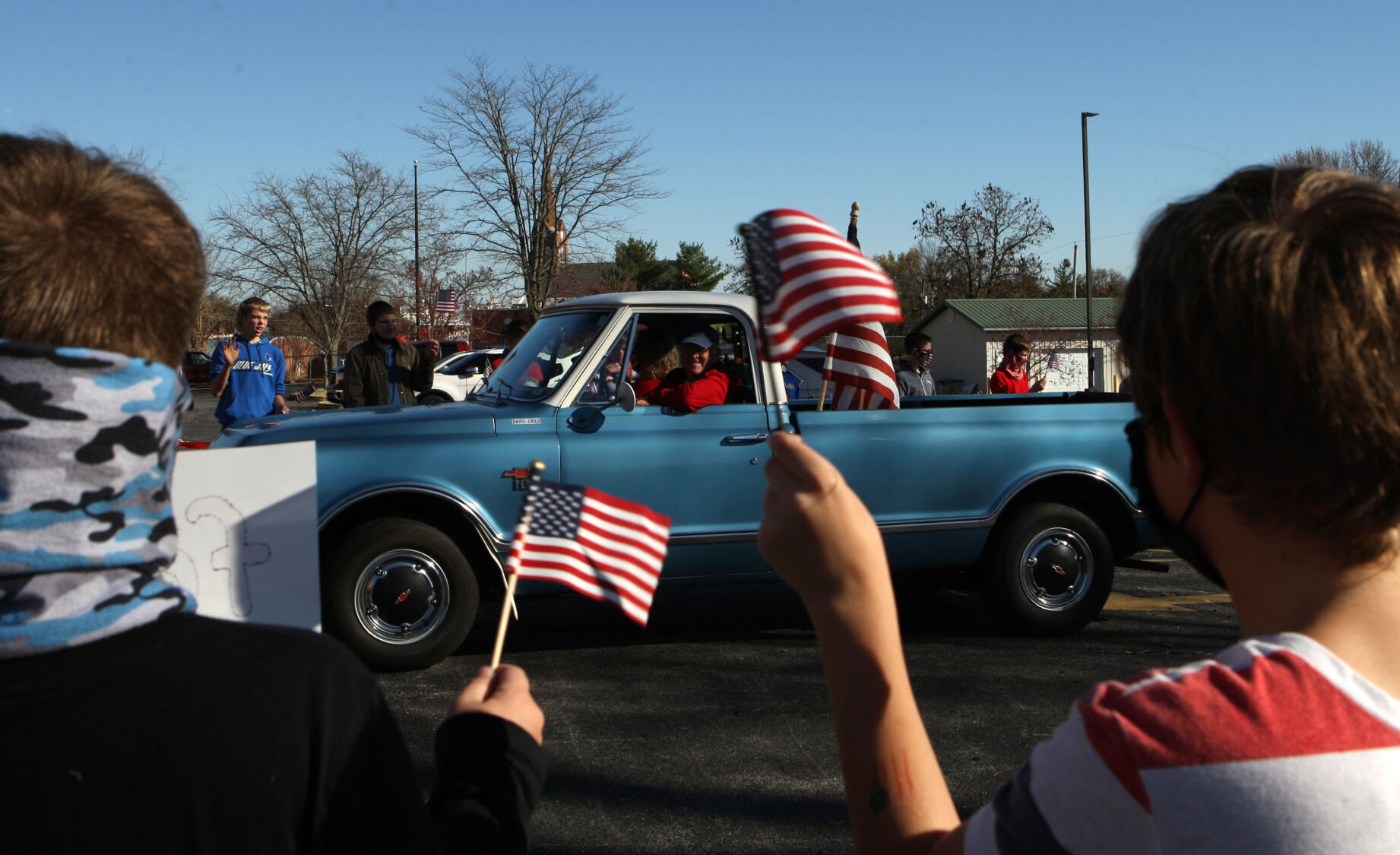A car passes by Immanuel Lutheran